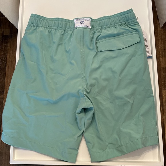 NWT Southern Tide Kids Boys Solid Swim Trunk Isle Of Pines Size XL/16 - Picture 6 of 12